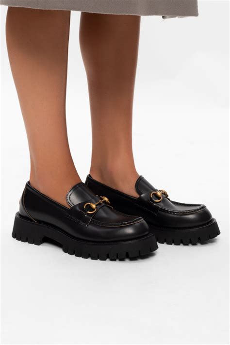 gucci platform loafers runway|Gucci platform loafers women.